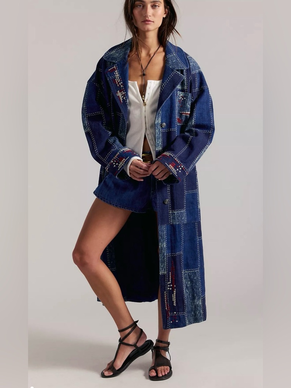 $348 We The Free Open Studio Duster SZ XS